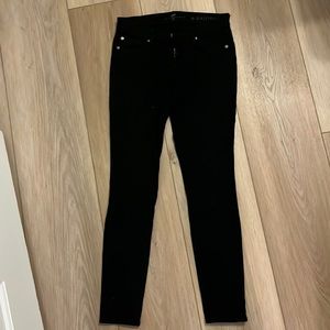 7 for all Mankind black stretch The Skinny